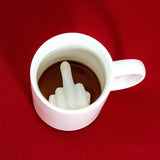 Middle Finger Funny Mugs for Coffee - Blissful Delirium