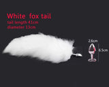 STAINLESS STEEL FOX TAIL 18"-22" inch - Blissful Delirium