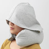 Portable Travel U-Shaped Neck Support Pillow With Hoodie Suitable Gift for Men and Women - Blissful Delirium