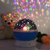 Rotation Night Projector Light - Kids Bed Lamp - Blissful Delirium