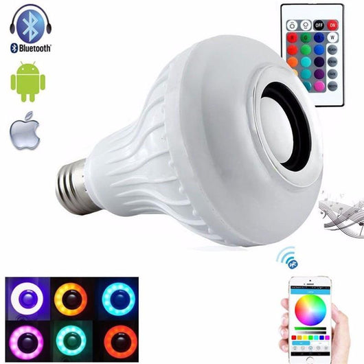 Lumiparty Singing LED Light Bulb E27 with Bluetooth Speaker and Remote Control - Blissful Delirium