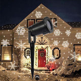 Outdoor LED Light Projector with Snowflake Effect for Home Garden & Landscape Lighting - Blissful Delirium