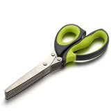 Multi-functional Stainless Steel 5 Layers Herb Scissors - Blissful Delirium