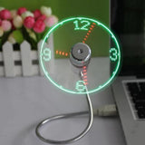 USB Powered LED Fan Clock - Blissful Delirium