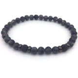 Elegant Pave CZ Ball Natural Stone Beaded Bracelets - Blissful Delirium