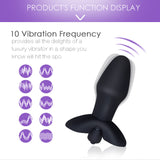 10 Speeds Vibrator Anal Plug Sex Toys for Men/ Women - Blissful Delirium