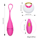 Sexual Wellness - Rechargeable Wireless Remote Control Vibrating Silicone Bullet | Egg Vibrator | Massage Ball - Blissful Delirium