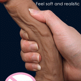 Sexual Wellness - 7 Inch Dong with Balls in Flesh - Blissful Delirium