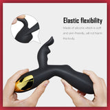 Sexual Wellness - Bunny Rechargeable 10 Modes Dildo Vibrator Clitoris G-Spot Massager - Blissful Delirium