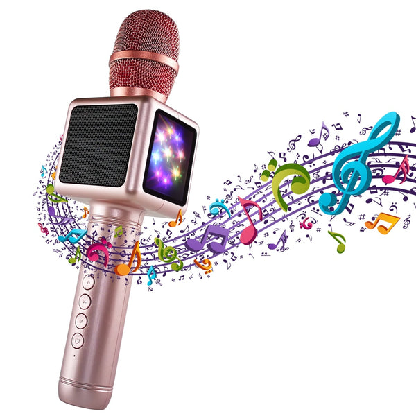 Wireless Bluetooth Karaoke Microphone | Portable Handheld Karaoke Machine with Speaker for Home Party KTV Outdoor - Blissful Delirium