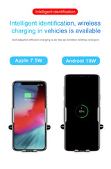 Wireless Car Charger Mount Air Vent Gravity Phone Holder 10W Charging - Blissful Delirium