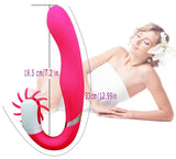 Rotating Tongues Clitoris Licker with G Spot Stimulator | Vibrator - Blissful Delirium