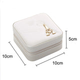 Small Faux Leather Travel Jewelry Box - Blissful Delirium
