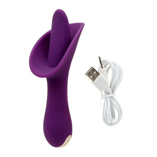 Flickering Tongue Vibrator 10 Mode Clitoris Oral Sex Stimulator - Blissful Delirium