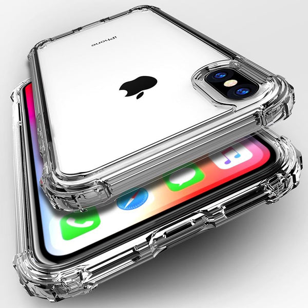 Shockproof Transparent Bumper Case For iPhone X XS XR XS Max 8 7 6 6S Plus - Blissful Delirium