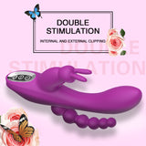 Sexual Wellness - Ultimate 7 Mode Vibrator for Women | Anal Beads Dildo | Rabbit Clitoris Stimulator | G-Spot Vibrators - Blissful Delirium